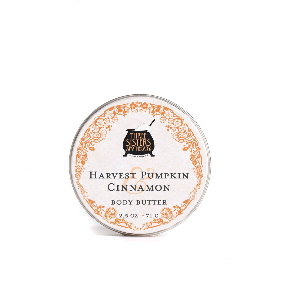 Soap Cauldron - Body Butter Harvest Pumpkin & Cinnamon: 4oz