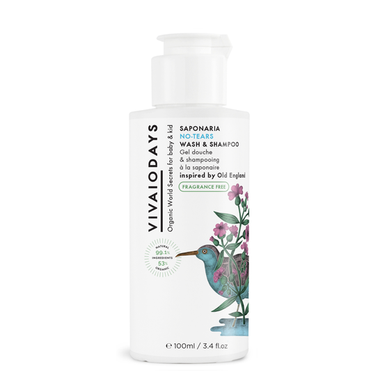 VIVAIODAYS - Fragrance Free Saponaria No-Tears Wash & Shampoo