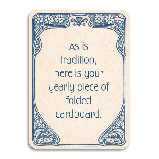 Bad Betty Greeting Co. - As Is Tradition - Funny Birthday Card