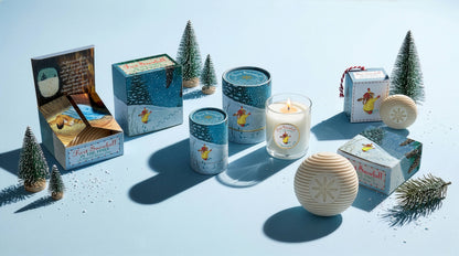 Kalastyle Soap Co. - First Snowfall 3 oz Votive Candle - Limited Edition Richard Scarry x Kalastyle Soap Co.