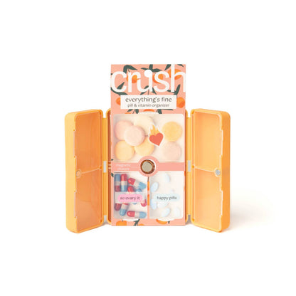 DM Merchandising - Crush Everything's Fine Pill & Vitamin Case