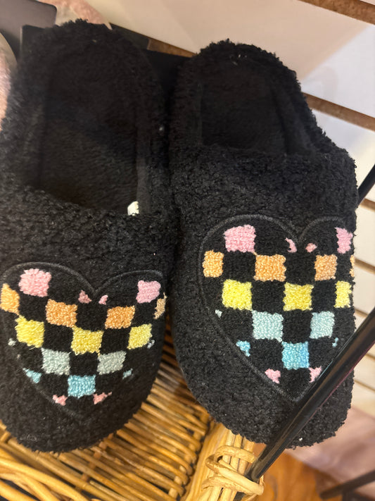 Heart slippers