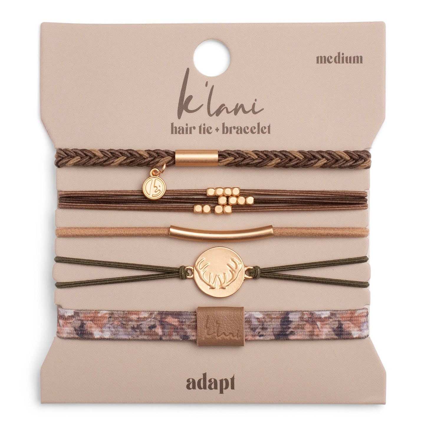 K’Lani - Hair Tie Bracelets “Adapt” (size medium)