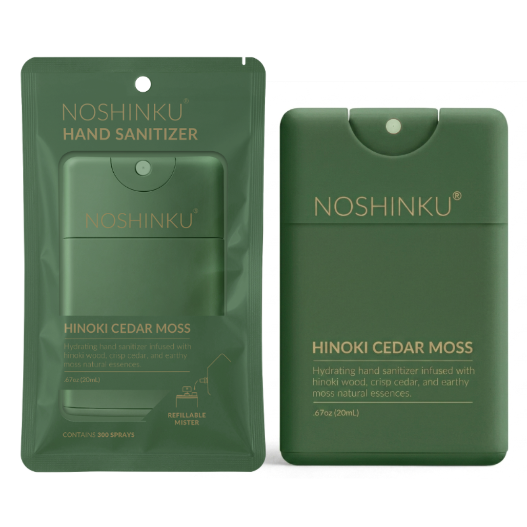 Noshinku - Limited Edition Refillable Hinoki Cedar Moss Hand Sanitizer