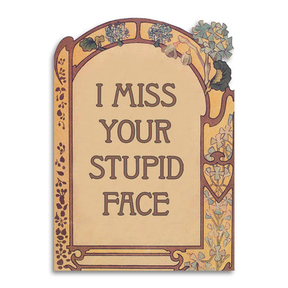 Bad Betty Greeting Co. - Funny Long Distance Relationship Miss You Card