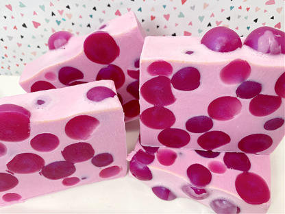 The Little Bubble - Raspberry Marshmallow Handmade Soap Bar *NEW* Fall/Winter