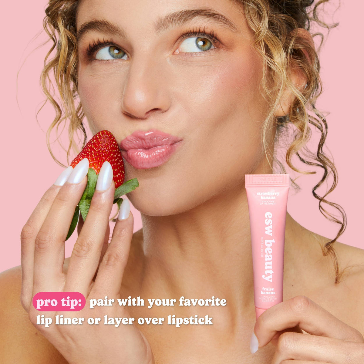 ESW Beauty - Pink Sorbet Perfect Pout Lip Kit (2x Lip Treatments)