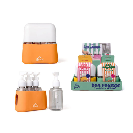 DM Merchandising - En Route Bon Voyage 4 Piece Travel Bottles