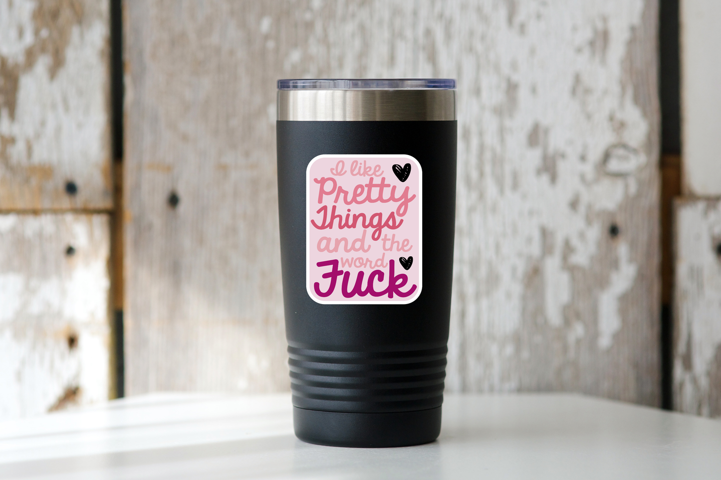 Yarnival - I Like Pretty Things and the Word Fuck Sticker