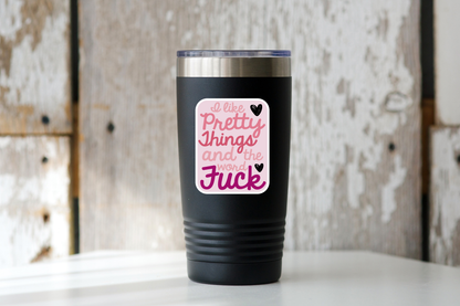 Yarnival - I Like Pretty Things and the Word Fuck Sticker