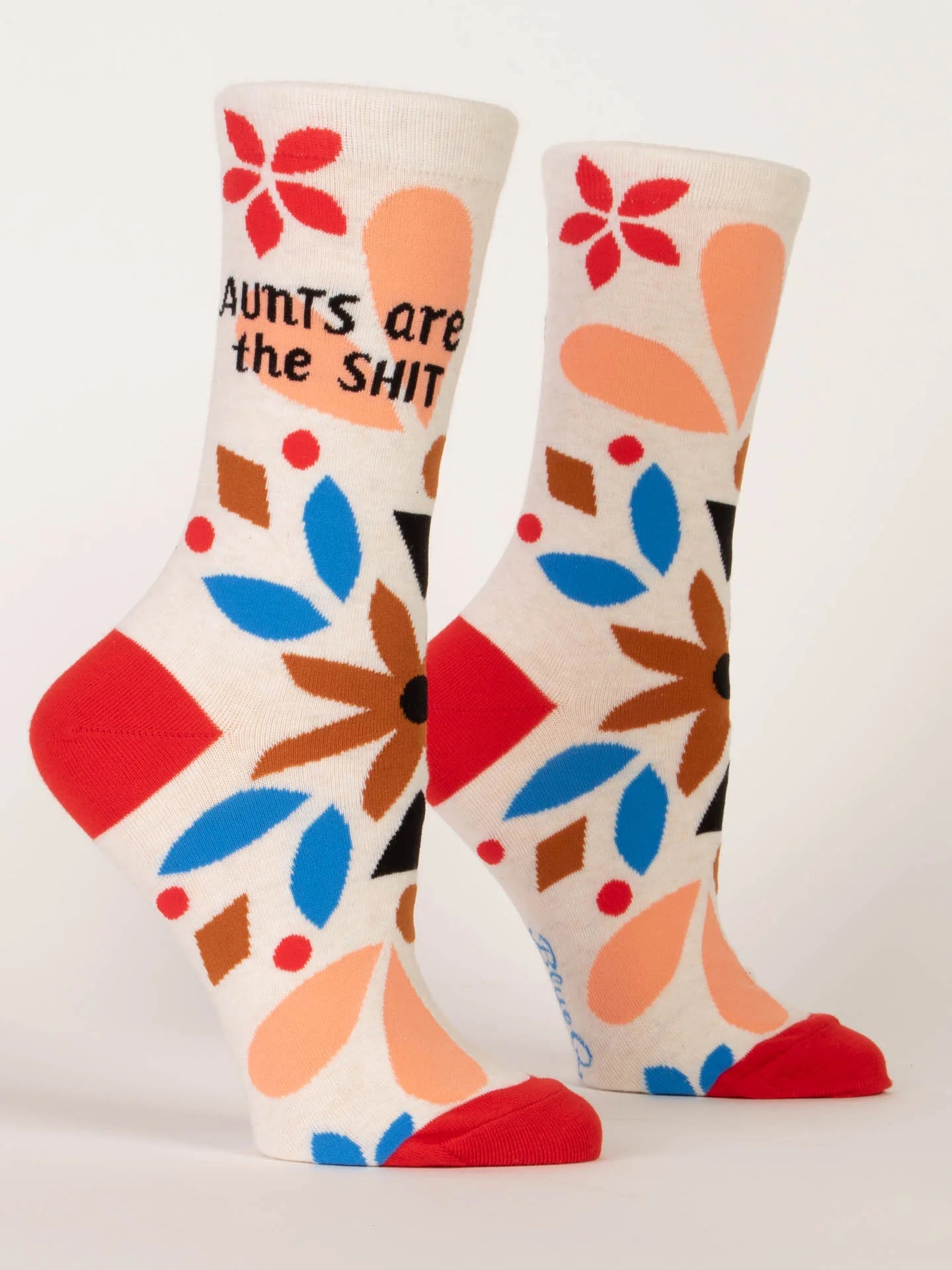 Blue Q - AUNTS ARE THE SHIT Crew Socks