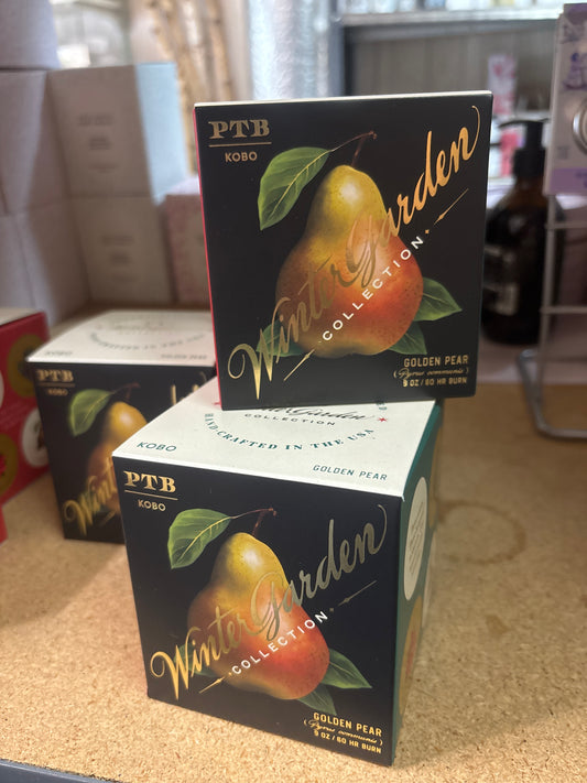 Winter Garden - Golden Pear Candle