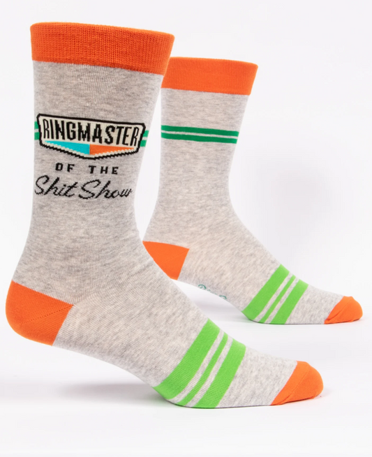 Blue Q - RINGMASTER SHITSHOW Men’s Socks
