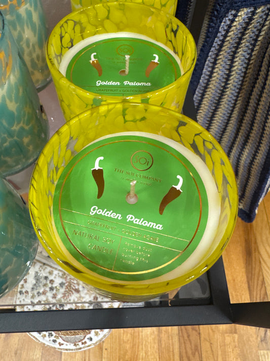SOI golden Paloma candle