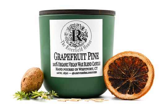 The Riverfield House- Grapefruit Pine Candle