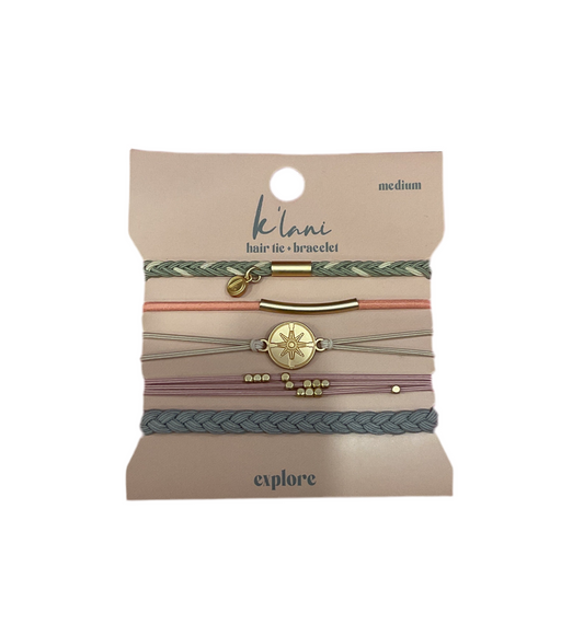 K’lani- Hair tie Bracelets- Anchor