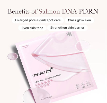 Glowiss - MEDICUBE PDRN Pink Collagen Mask Single Sheet Mask (1 Count)