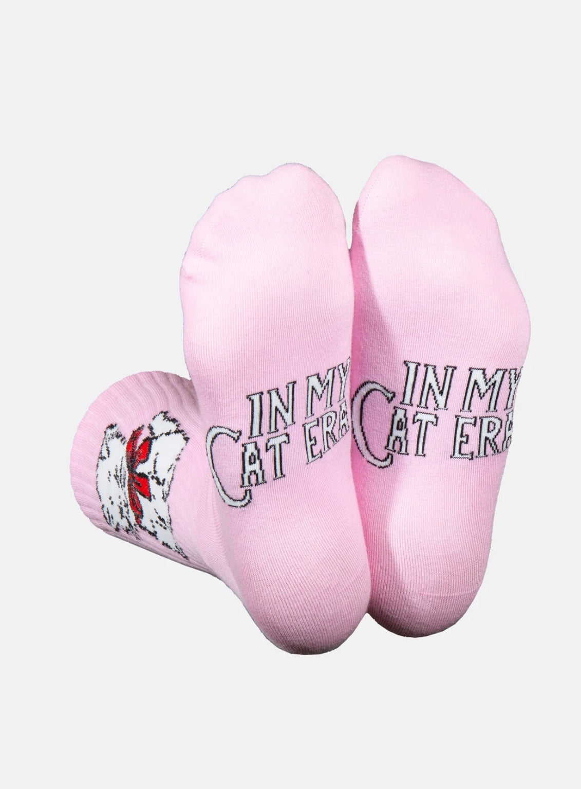 Eat My Socks- Adult Flat Sport Socks- Vintage Cat