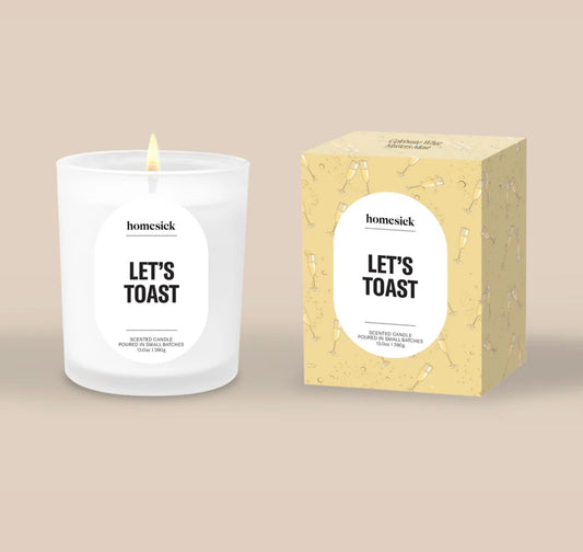Homesick- Let’s Toast Candle 13oz