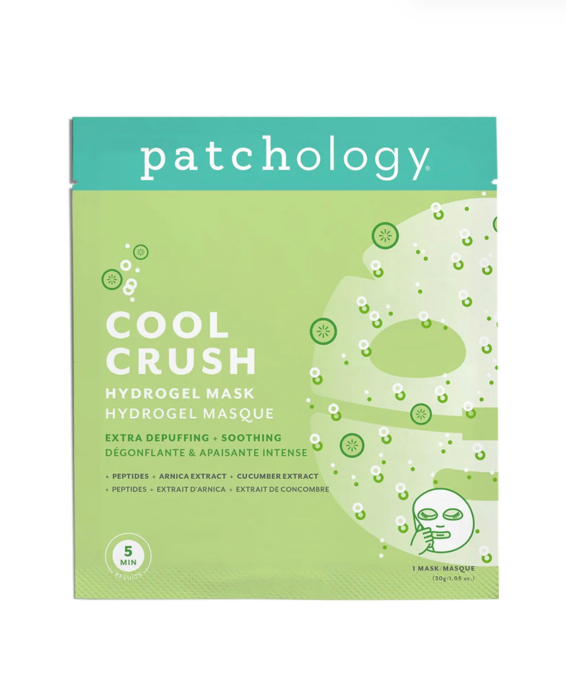 Patchology- Cool Crush Hydrogel Face Mask Single Pack