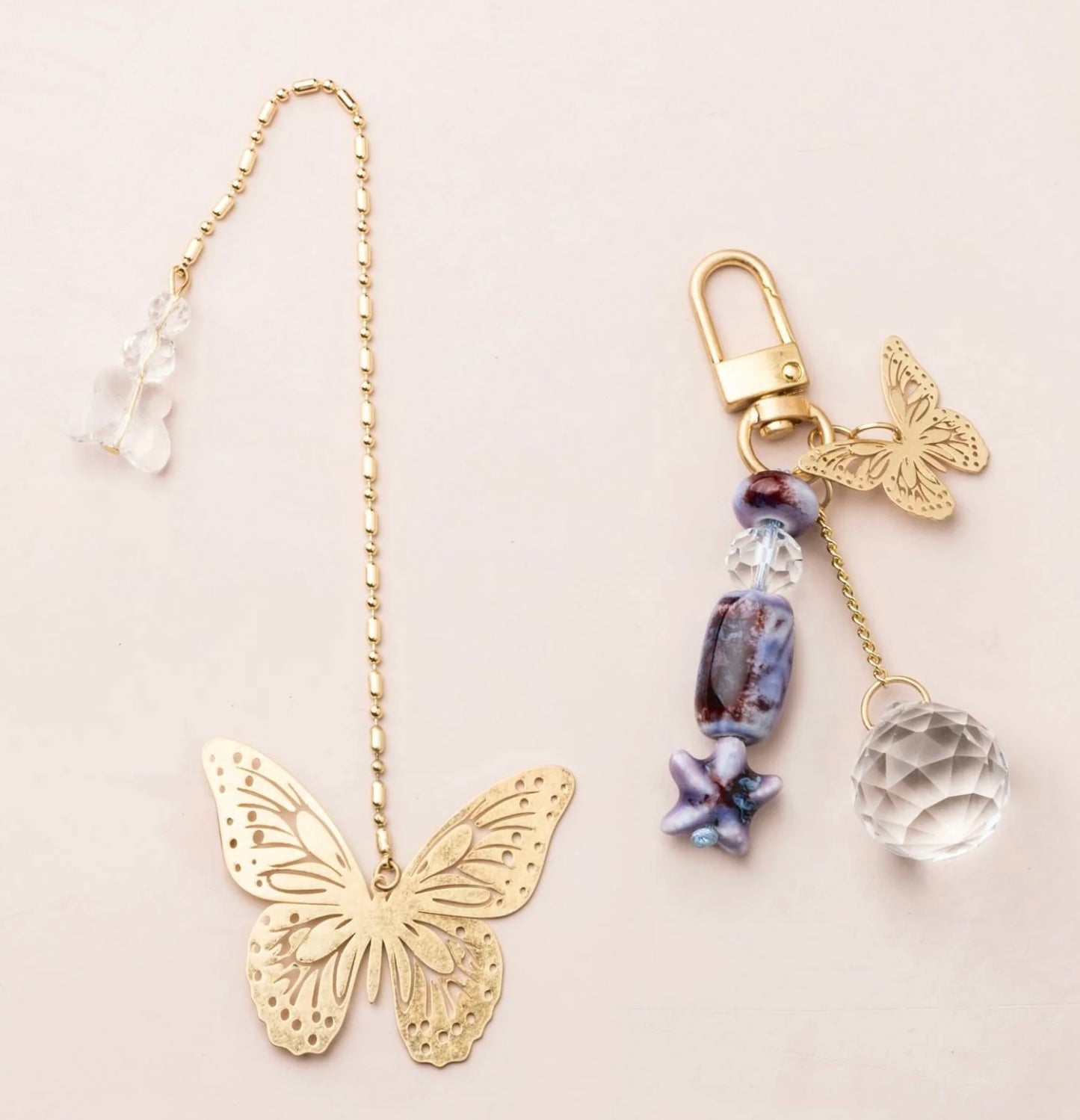 Scout- Bookmark & Keychain Set- Butterfly / Transformation