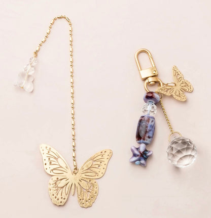 Scout- Bookmark & Keychain Set- Butterfly / Transformation