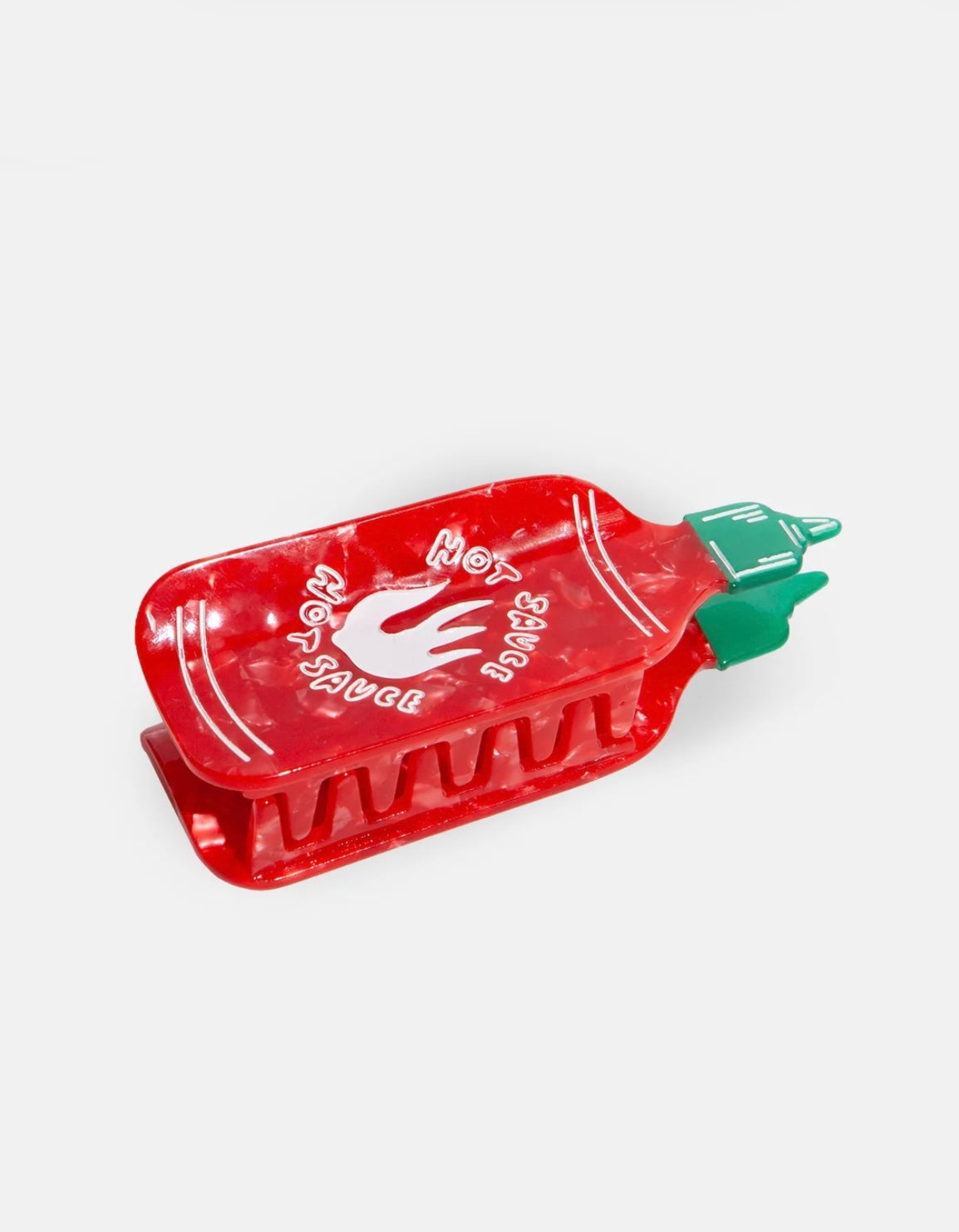 Eat My Socks- Hair Claw Clip- Sriracha