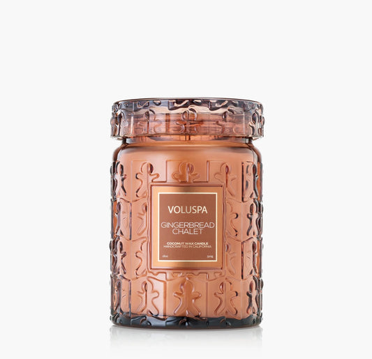 Voluspa- Gingerbread Chalet Large Jar Candle 18oz