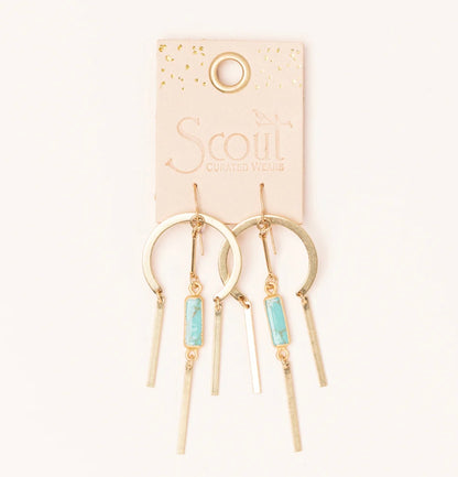 Scout- Dream Stone Earring- Turquoise/Gold