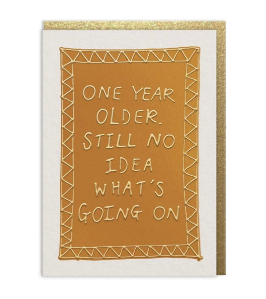 Ohh Deer- One Year Older Greeting Card