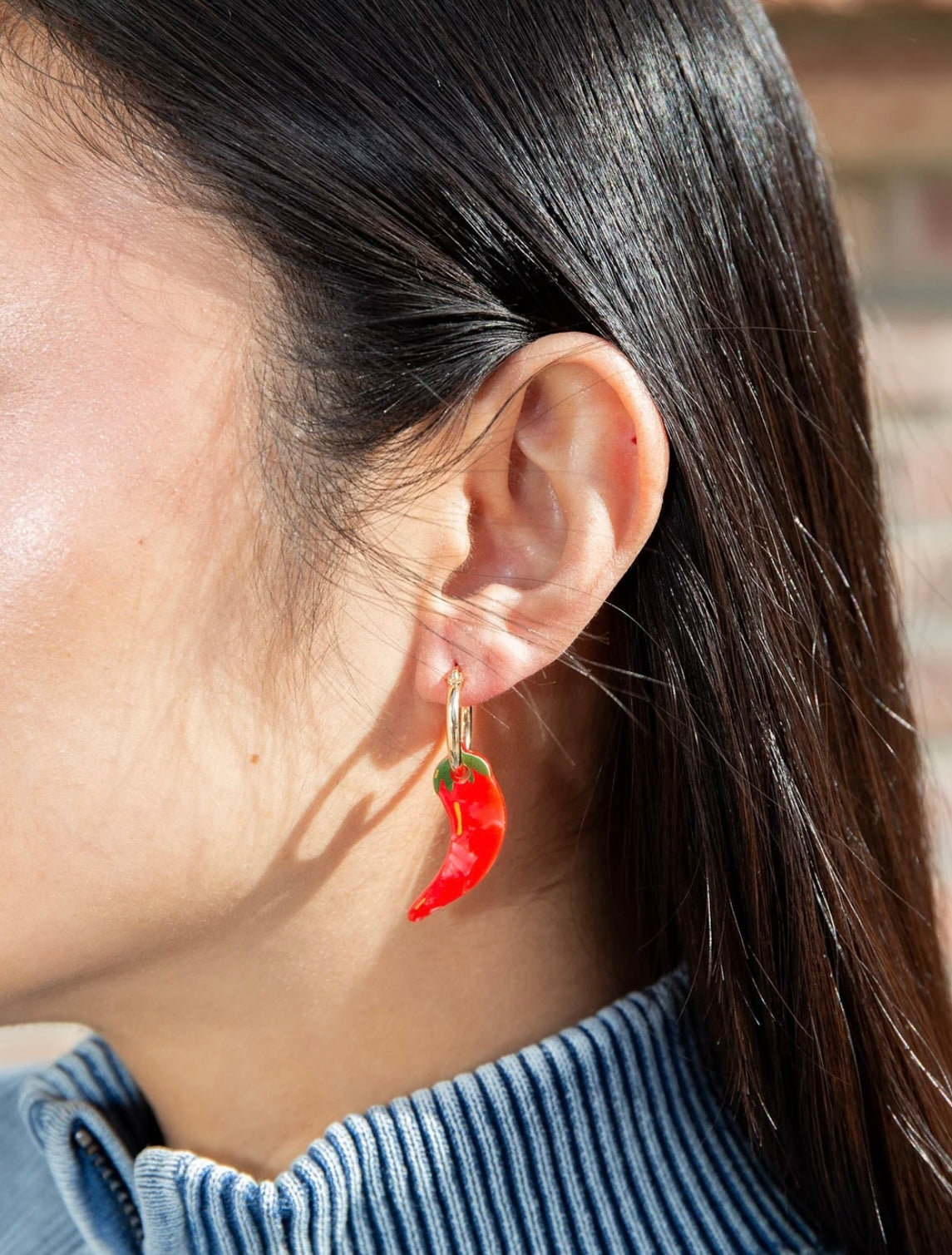Eat My Socks- Earrings- Chili