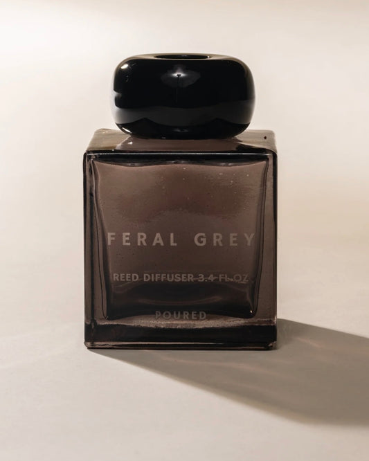 Poured- Feral Grey Reed Diffuser 3.4 fl OZ