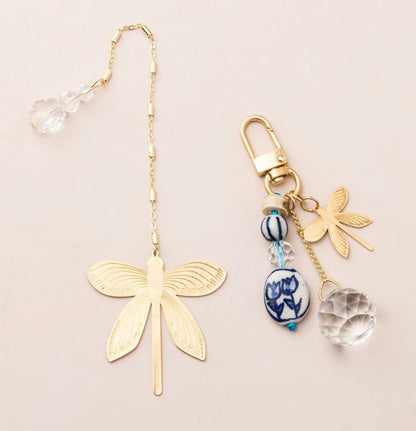 Scout- Bookmark & Keychain Set- Dragonfly / Inspiration