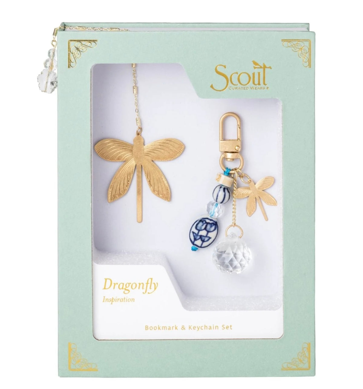 Scout- Bookmark & Keychain Set- Dragonfly / Inspiration