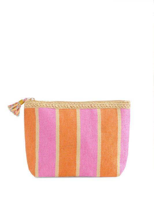 Shiraleah- Capri Zip Pouch Pink