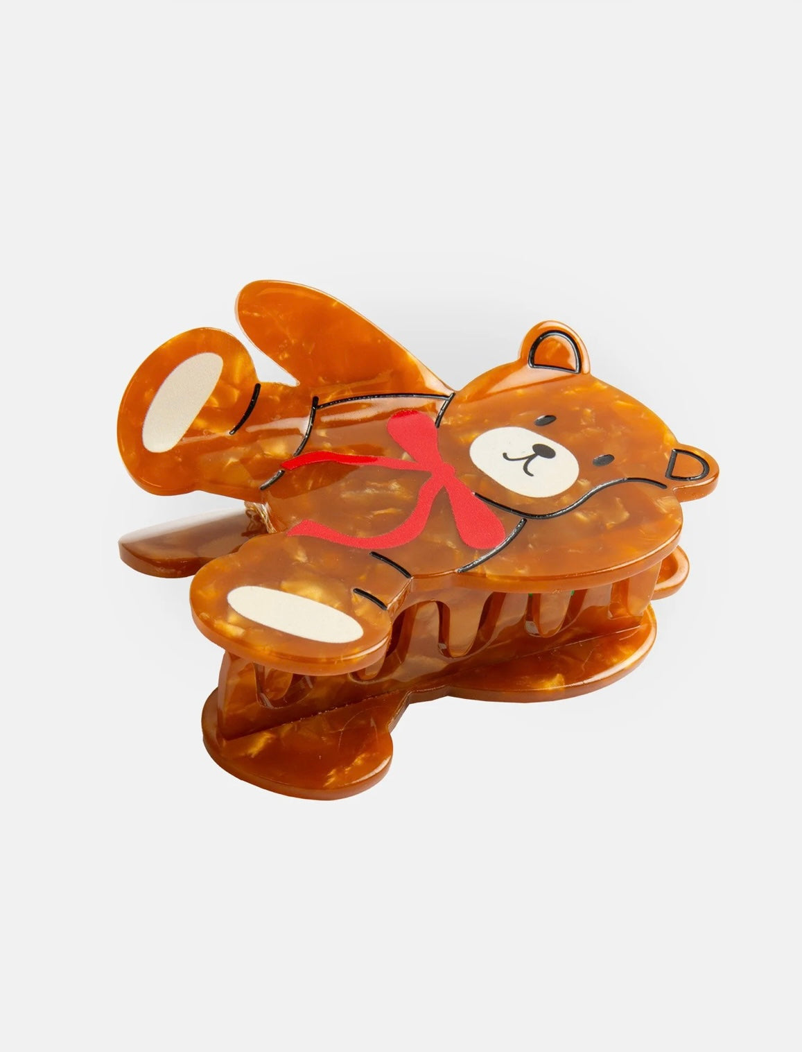 Eat My Socks- Hair Claw Clip- Teddy Bear