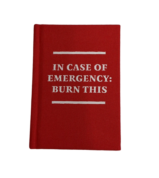 Ohh Deer- In case of emergency Hardback Notebook