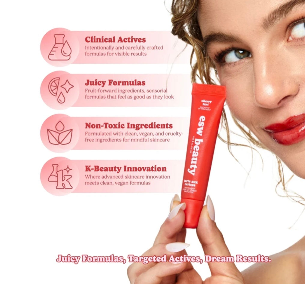 ESW Beauty- Cherry Tart- Smoothie Lip Treatment