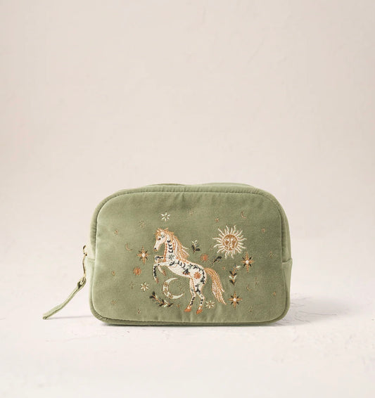 Elizabeth Scarlett- Mystical Horse Makeup Bag