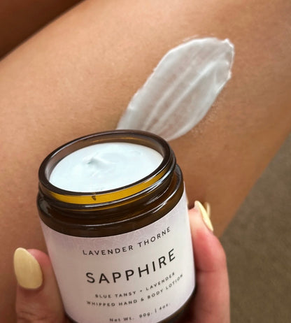 Lavender Thorne- Sapphire Whipped Body / Hand Lotion 8.0 oz
