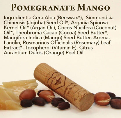 Bee Bella- Pomegranate Mango Lip Balm