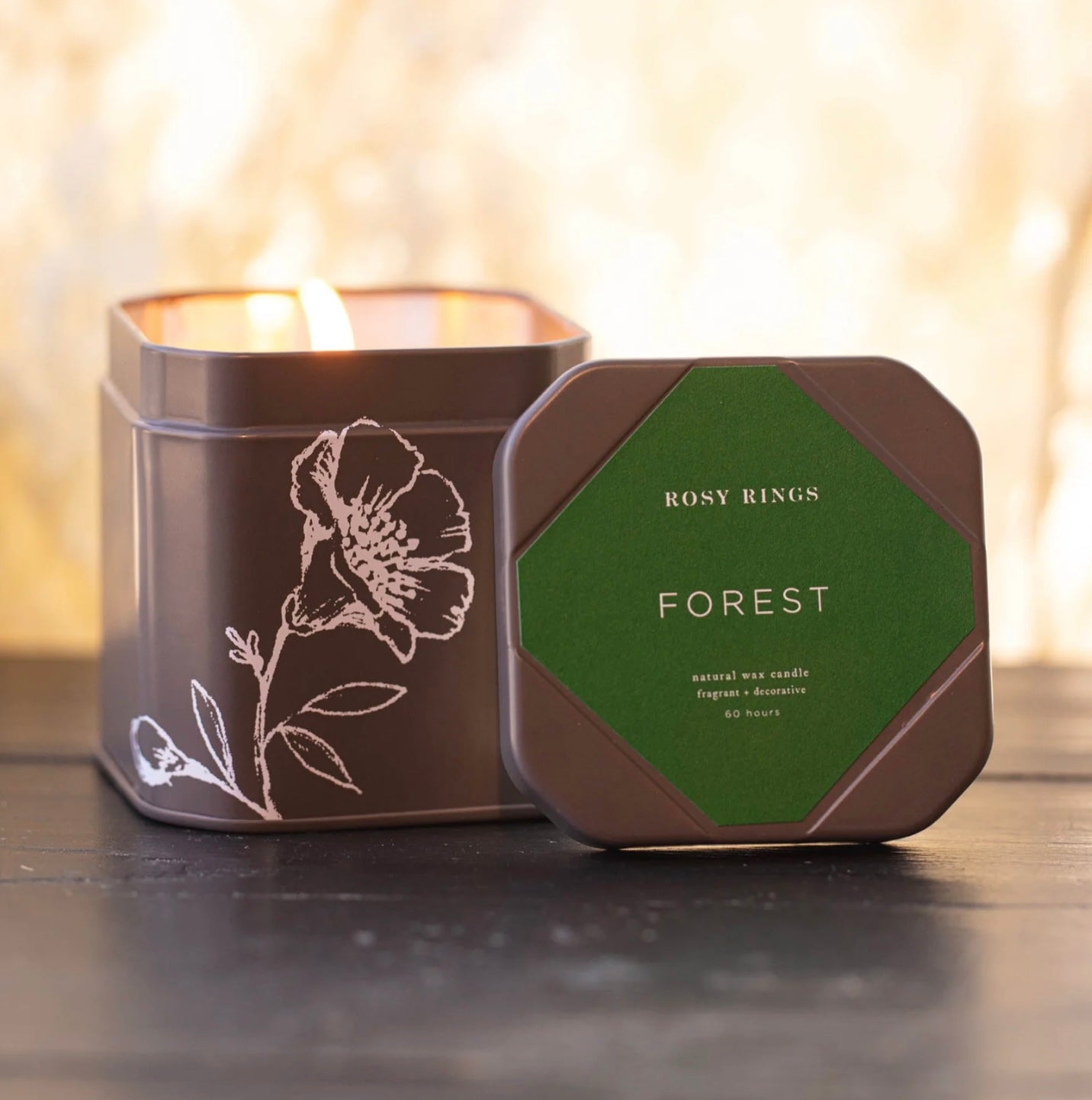 Rosy Rings- Forest Tim Candle 60hr