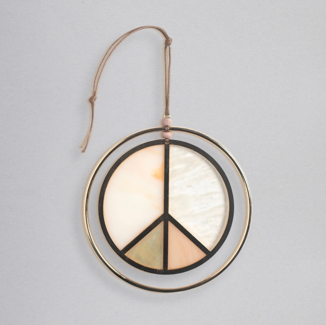 Scout- Stained Glass- Peace Sign