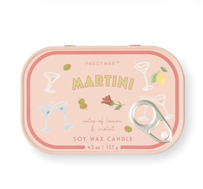 Paddywax- Bistro Tin- Martini
