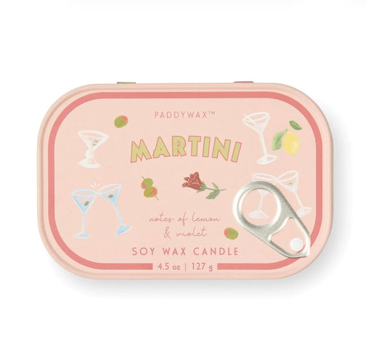 Paddywax- Bistro Tin- Martini