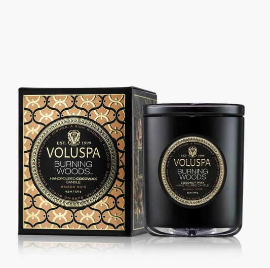 Voluspa- Burning Woods Classic Candle 9.5oz