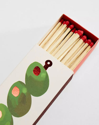 Paddywax- Slender Boxed Matches Olives