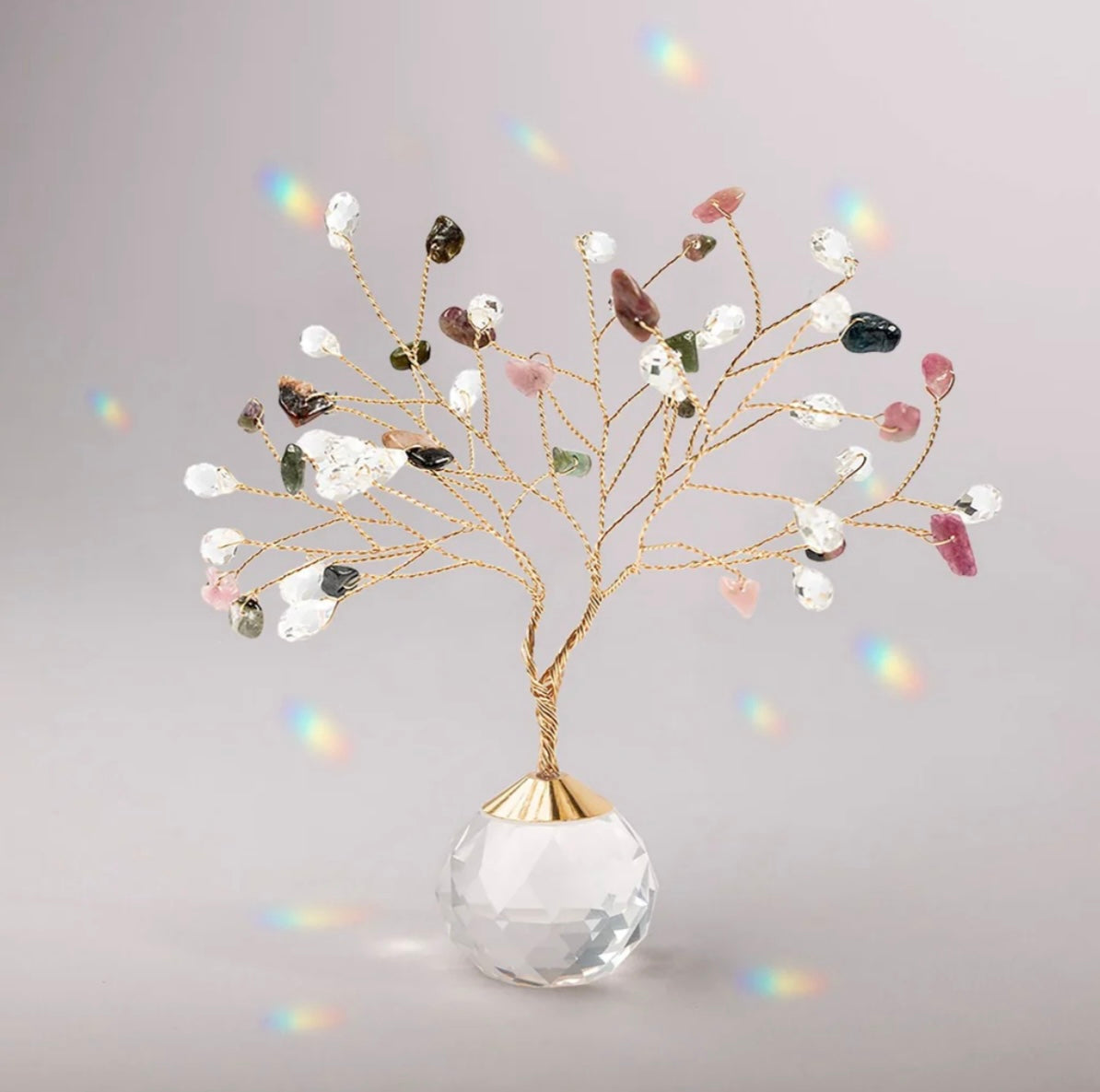 Scout- Suncatcher Tree of Life- Tourmaline / Healing