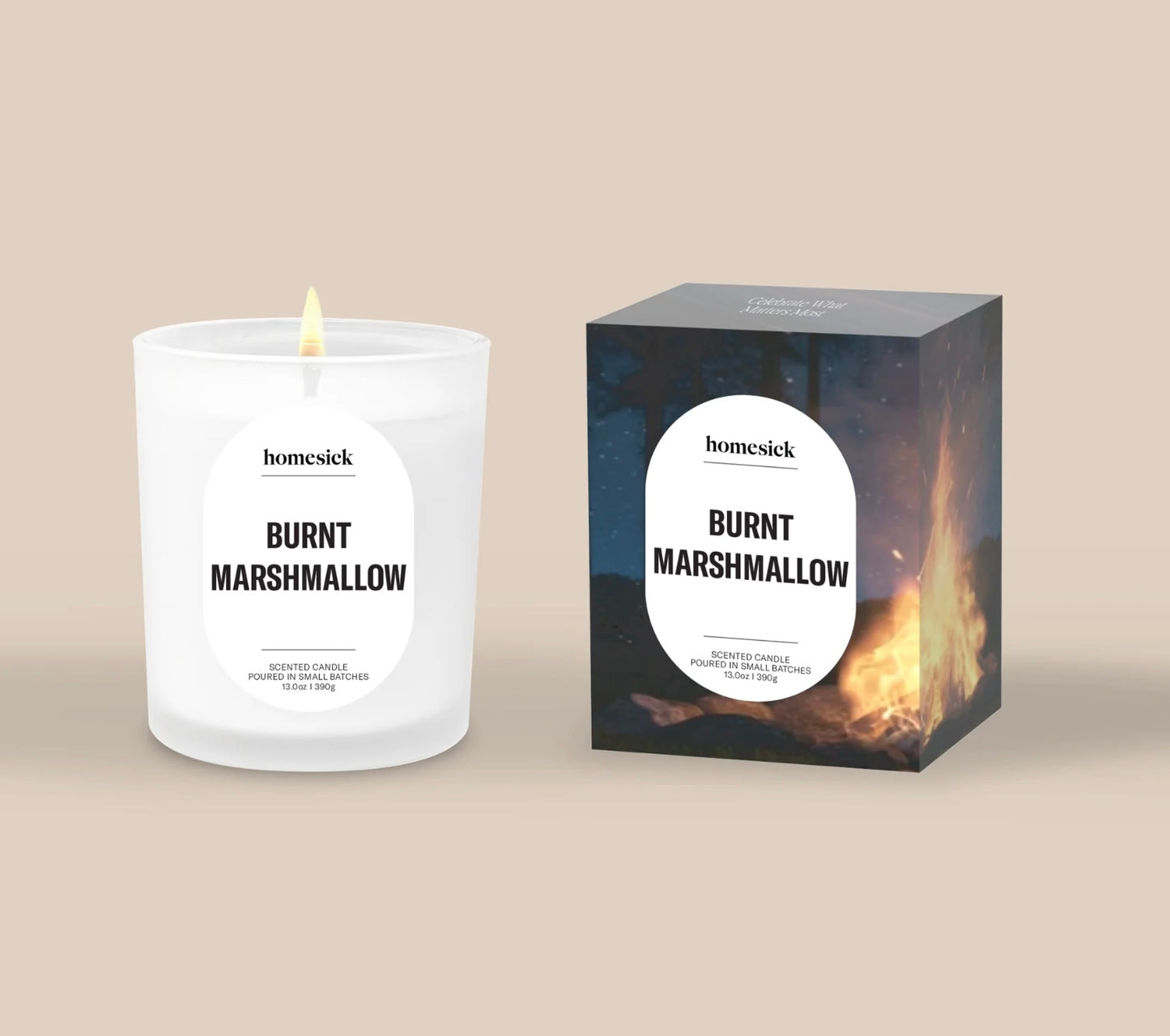 Homesick- Burnt Marshmallow Candle 13oz