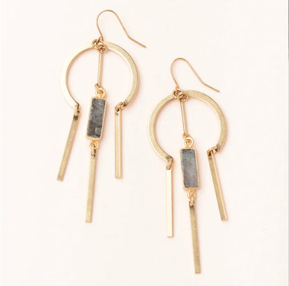 Scout- Dream Stone Earring- Labradorite